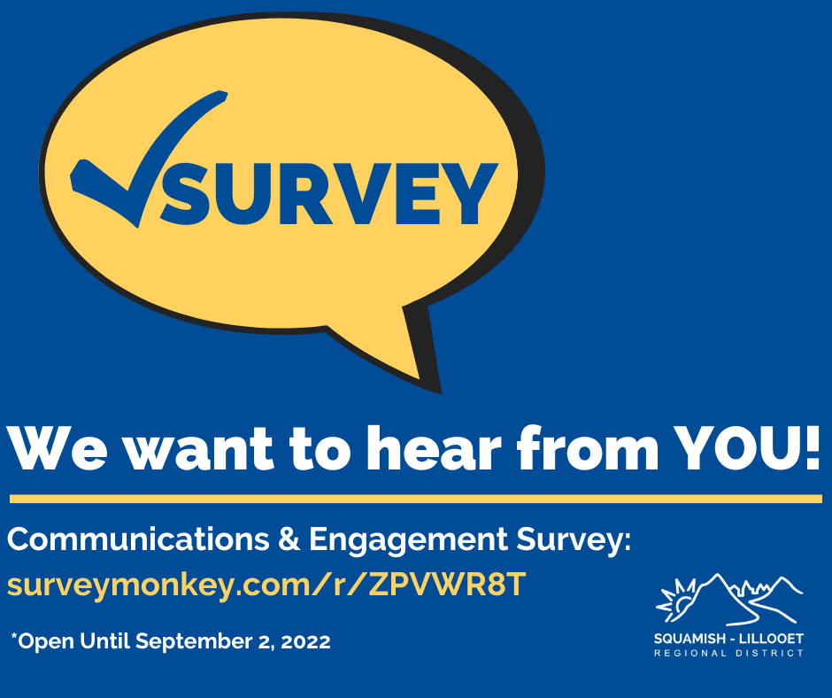 SLRD Launches Communications and Engagement Survey | Squamish-Lillooet ...